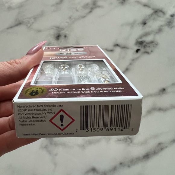 KISS Gel, Jelly, Glam & Jewel Fantasy, Press-On Nails, Long Length, 6 Boxes-New - Picture 11 of 14